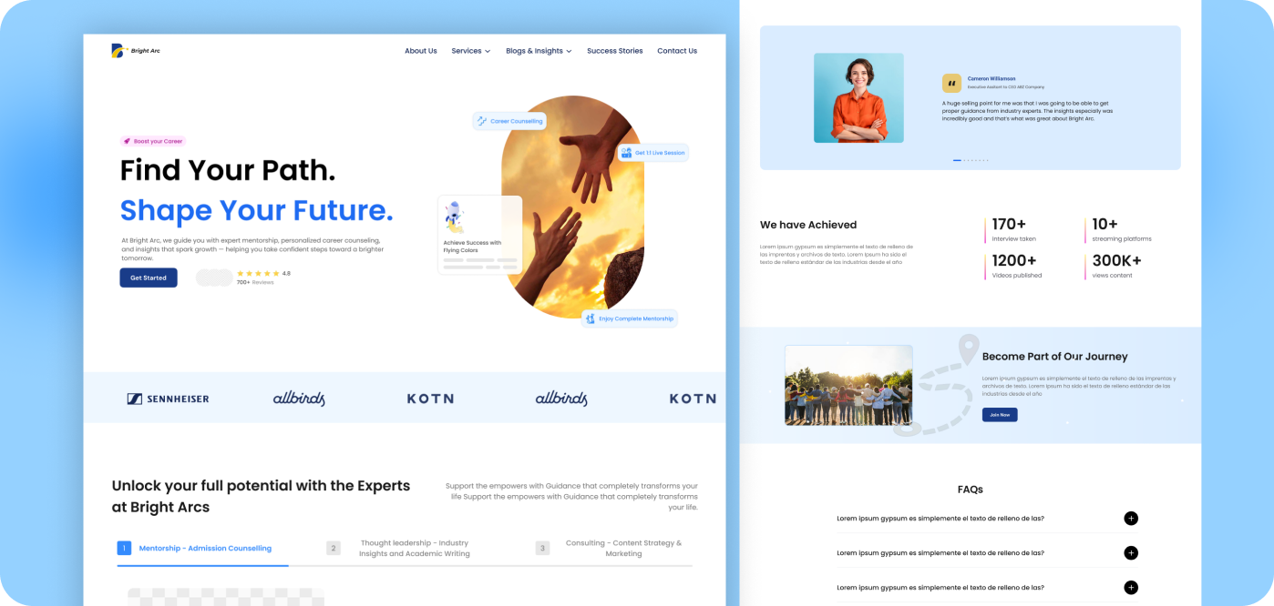 Bright Arc - Illuminating Paths to Clarity and Purpose